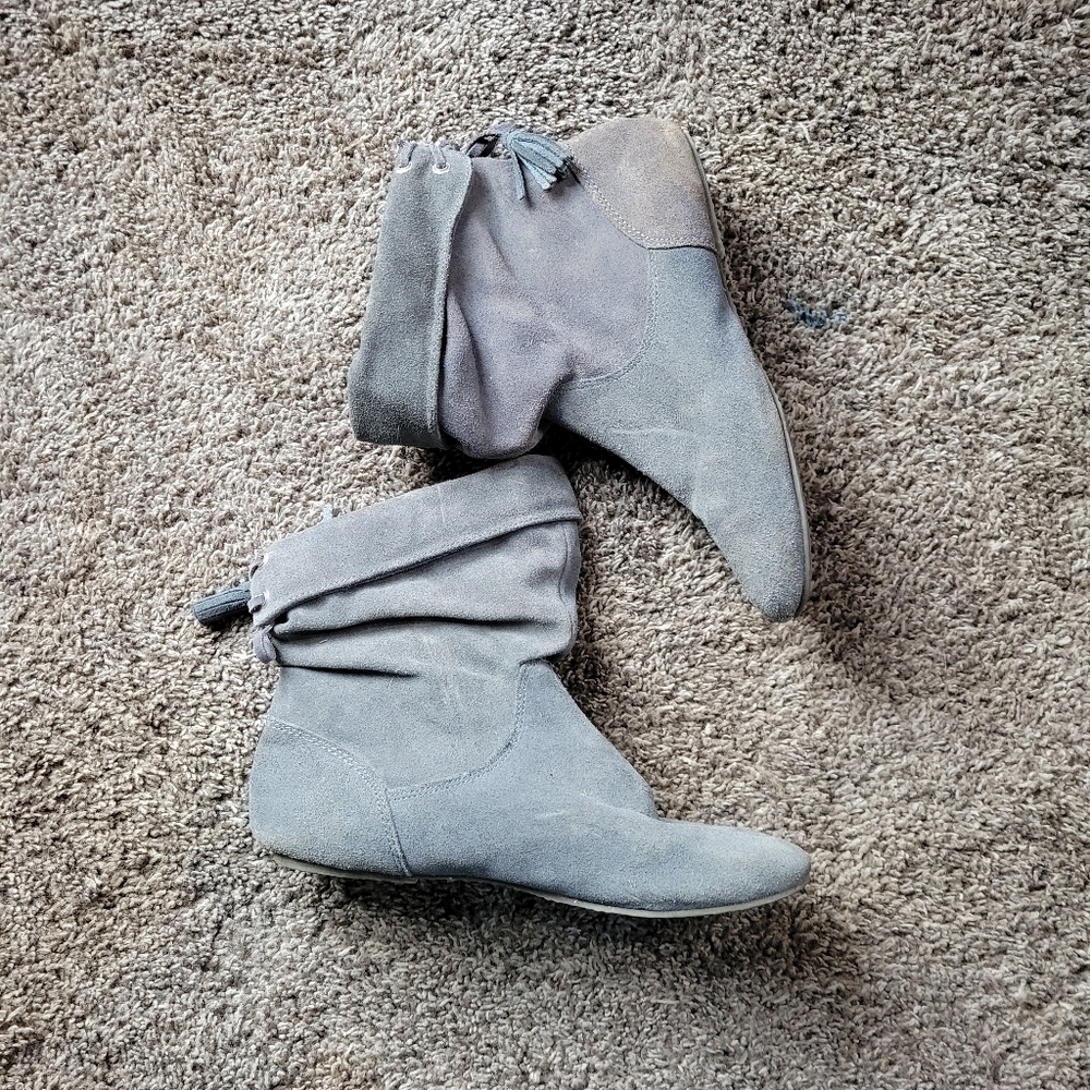 American Eagle Aerie Gray Booties Size 7